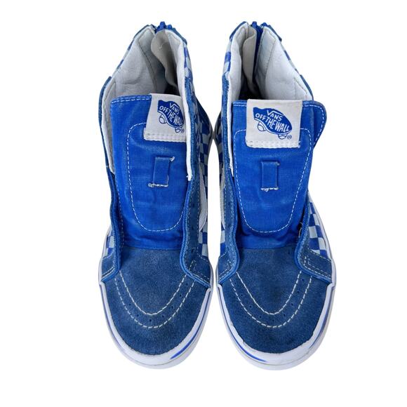 VANS SK8 HI X DISCOVERY Shark Week Skate Shoes Kids 3 Back Zip Save the Sharks - Picture 6 of 10